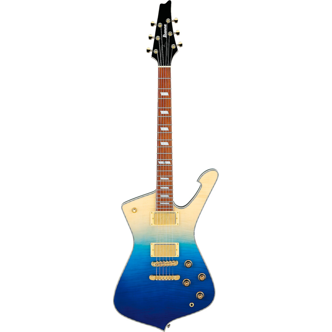 Ibanez IC420FMTBG Iceman Electric Guitar (Transparent Blue Gradation)