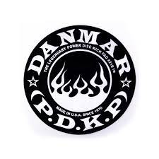 Danmar 210F1 PDKP Single Power Disc Kick Impact Bass Drum Pad - Flames