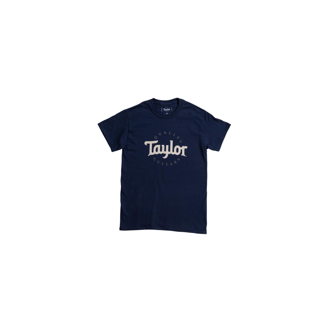 Taylor Mens Two-Color Logo T,Navy-L