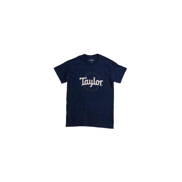 Taylor Mens Two-Color Logo T,Navy-L