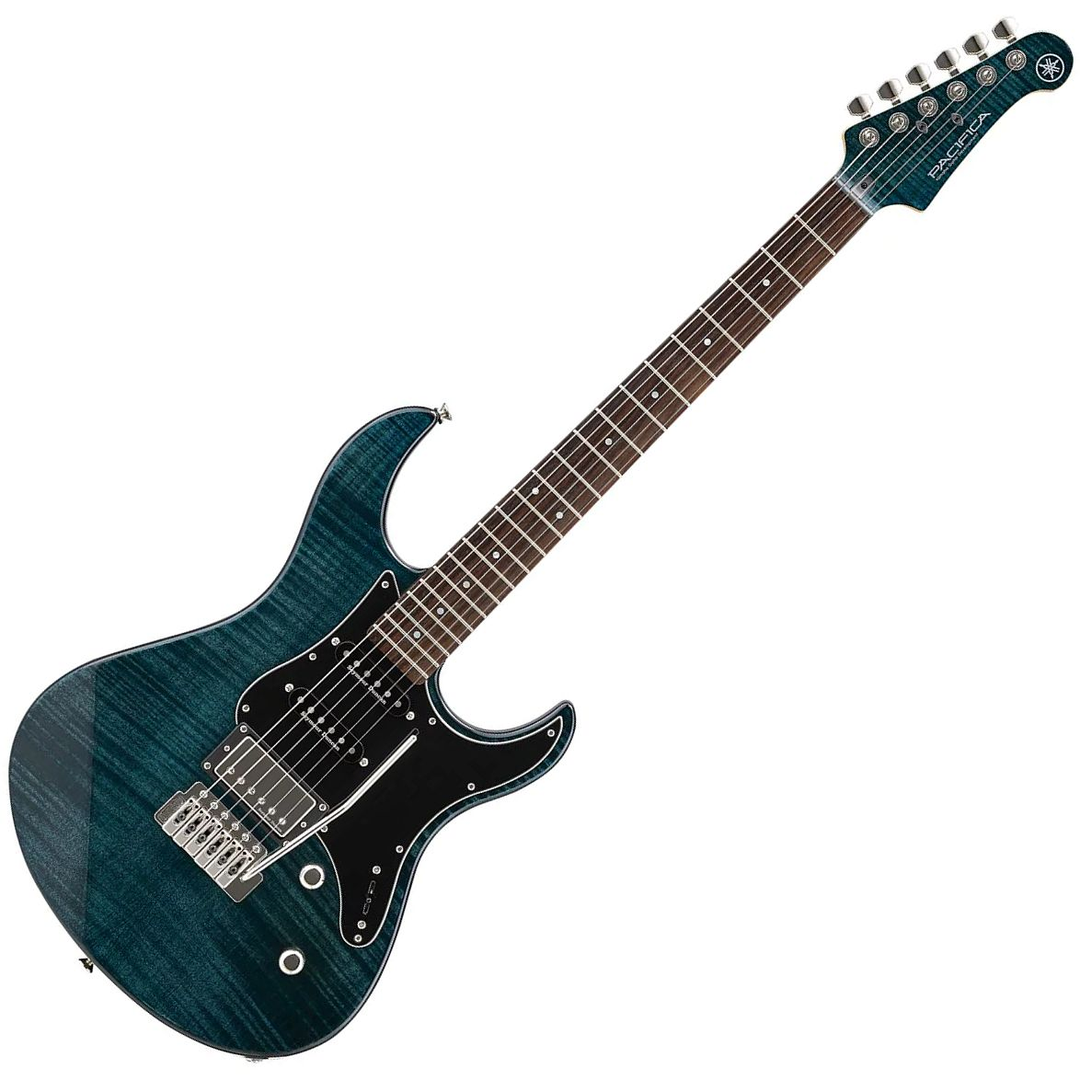 Yamaha PAC612VIIFM IBL Pacifica 6-String RH Electric Guitar Indigo Blue VAE8760