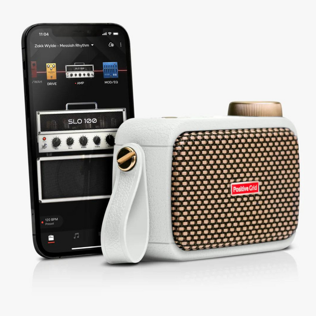 Positive Grid SPARK GO Portable Smart Guitar Amp & Bluetooth® Speaker - Pearl