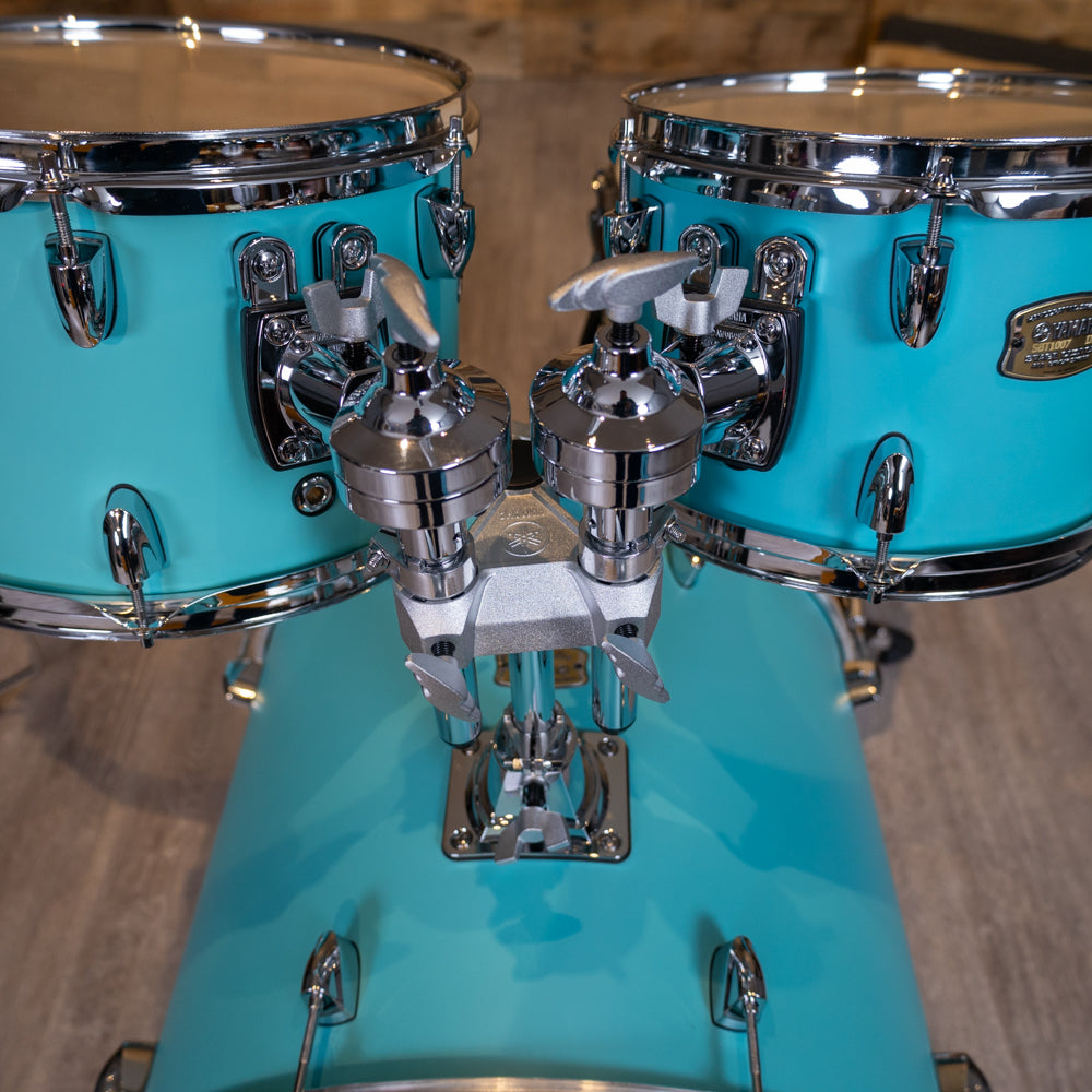 Yamaha SBX0F56-  Stage Custom Birch 5-Piece Shell Pack w/ hardware (10x7, 12x8, 14x13ft, 14x5.5, 20x17,  HW680W) - MSG Matte Surf Green