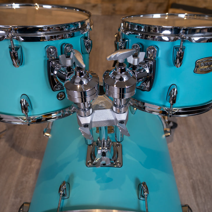 Yamaha SBX0F56-  Stage Custom Birch 5-Piece Shell Pack w/ hardware (10x7, 12x8, 14x13ft, 14x5.5, 20x17,  HW680W) - MSG Matte Surf Green