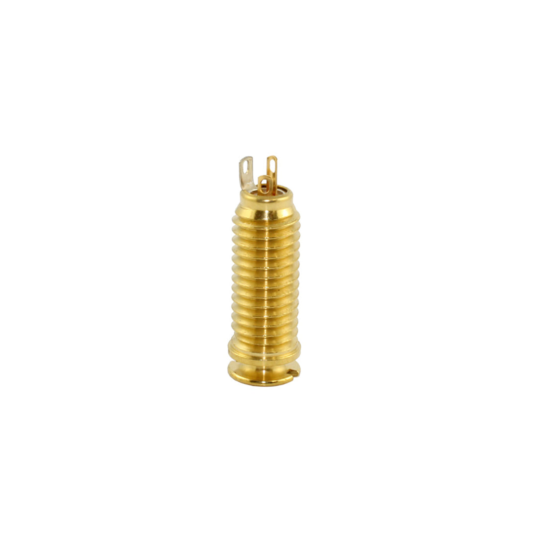Allparts EP-4600 Switchcraft® 156 Acoustic End Pin Jack Gold