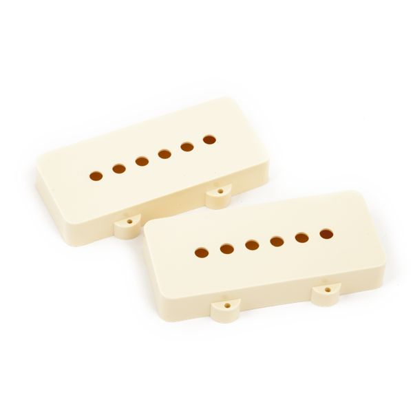 Fender Jazzmaster Pickup Covers - Aged White