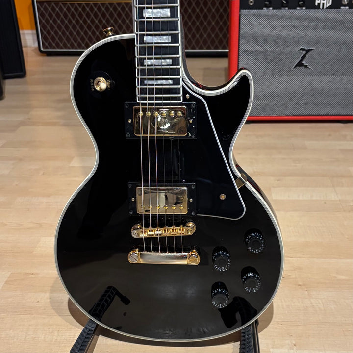 Epiphone - Les Paul Custom w/ Epiphone DLX Gig Bag (Ebony - Kalamazoo Headstock- 2025 ) - USED