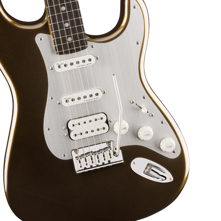 Fender American Ultra II Stratocaster HSS, Ebony Fingerboard (Texas Tea) Electric Guitar