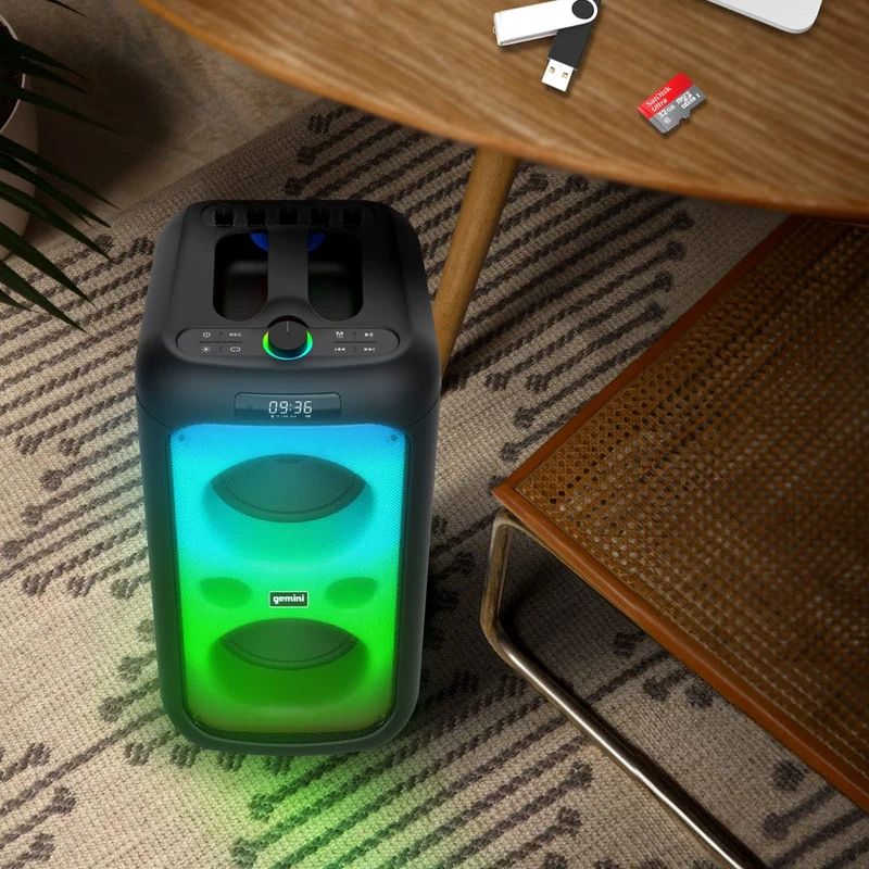 Gemini GGO-2650L Bluetooth Party Speaker with LED Lighting