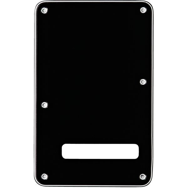 Fender Stratocaster Modern-Style Tremolo Backplates - Black