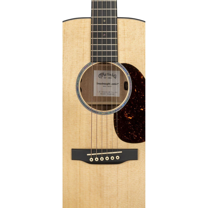Martin 11Y25DJREL Dreadnought Junior Acoustic-Electric – D Jr®-EL Satin Spruce/Sapele with Soft Shell Case