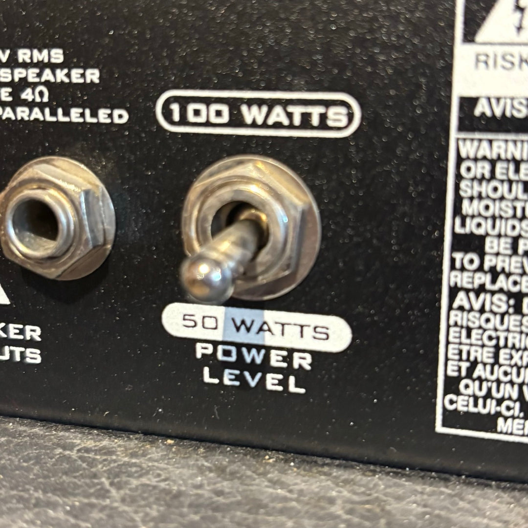 Peavey - USA Butcher 50-100 Watt Head & 90's VTM Butcher 412 w/ Foot Controller & 25' MIDI Cable - USED
