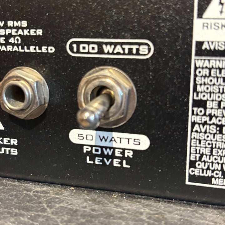 Peavey - USA Butcher 50-100 Watt Head & 90's VTM Butcher 412 w/ Foot Controller & 25' MIDI Cable - USED