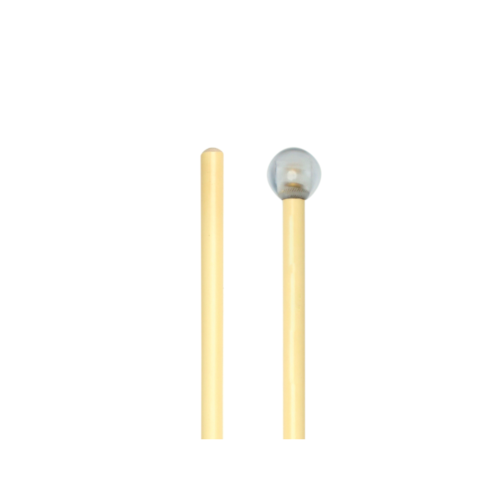 Vic Firth M432 Articulate Series Keyboard Mallet - 7/8" Lexan w/ brass weight, Round