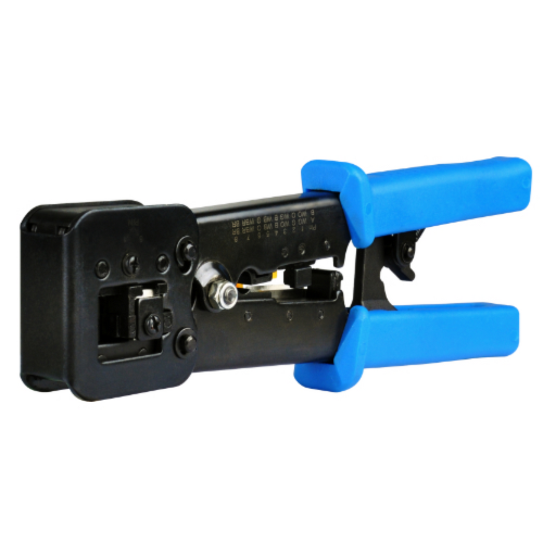 Sync SC-TERM2 - Pass Through RJ45 Termination Tool - Works with both Cat-5E & CAT-6 Crimp Plugs