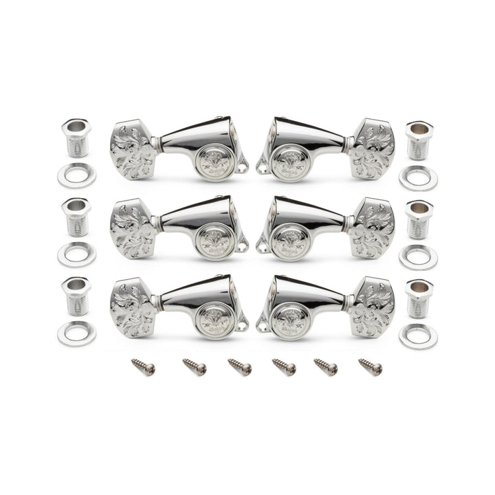 Taylor Gotoh Luxury Tuners,1:21,6St,Polished Chrome