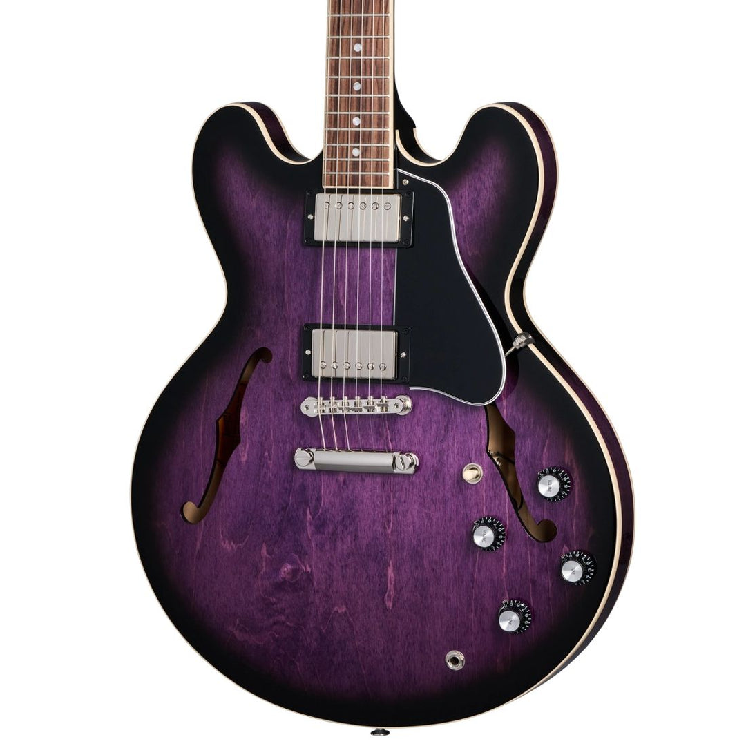 Gibson ES-335 Electric Guitar with Hardshell Case - Dark Purple Burst