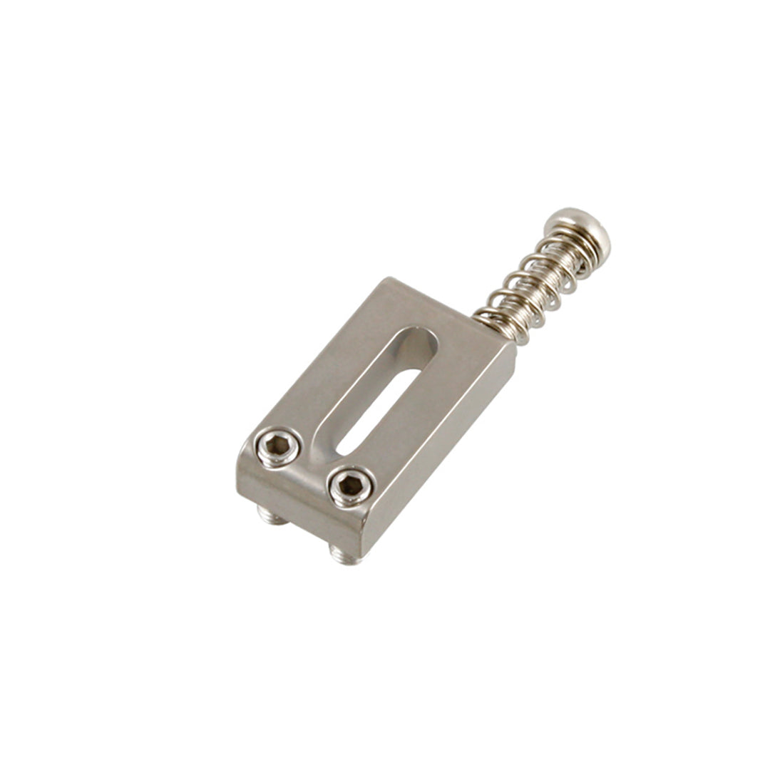 Allparts BP-0927 Rectangular Bridge Saddles with Offset Screw Satin Chrome