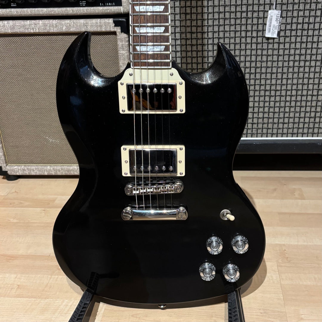 Epiphone - SG Muse w/Rouge Valley Gig Bag (Jet Black Metallic - 2019) - USED