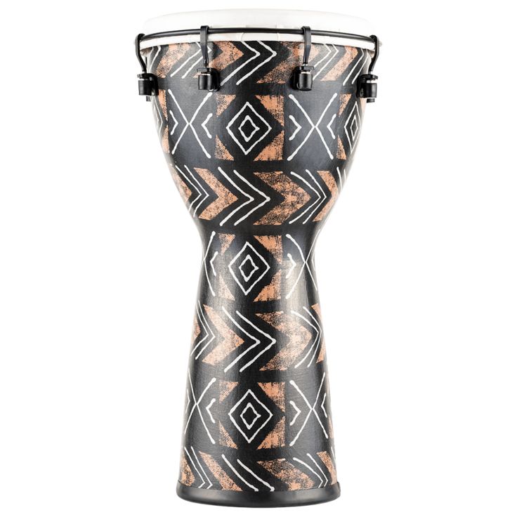 Meinl Percussion 10" Alpine Series Djembe Synthetic head Kanga Sarong