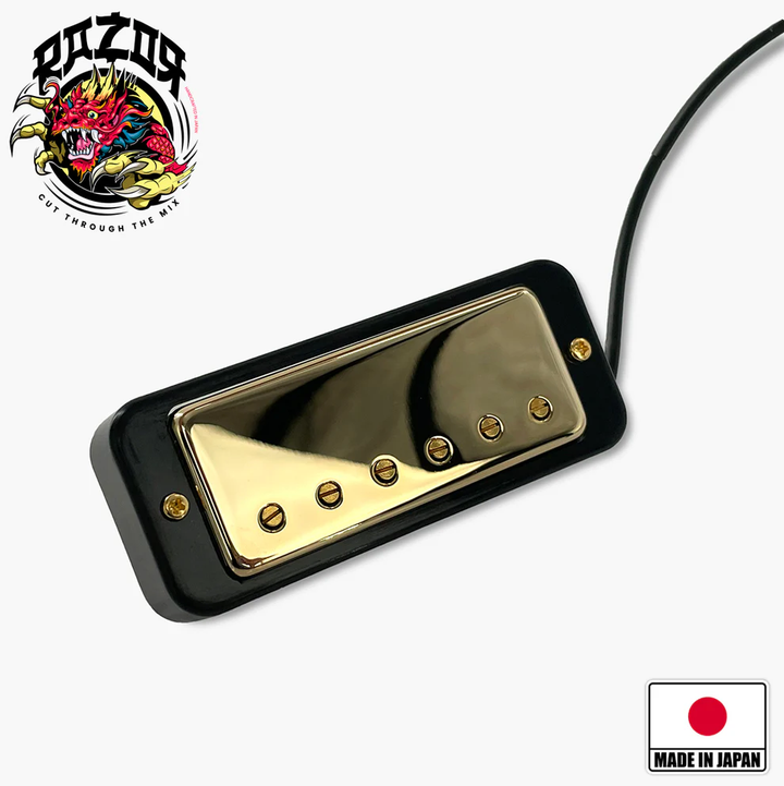 Allparts RZR-10010 Razor® Ritorubakkā Little Bucker Mini-Humbucking Pickup for Gibson Deluxe® - Gold