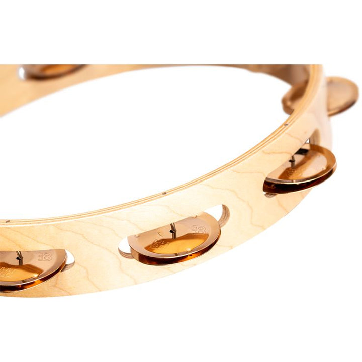 Meinl Percussion 10" Artisan Edition Tambourine Single row Solid cymbal bronze 44mm jingles
