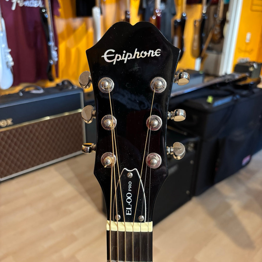 Epiphone - EL- OO Pro VS Acoustic Electric w/ Rouge Valley Gig Bag (Vintage Sunburst-2015) - USED