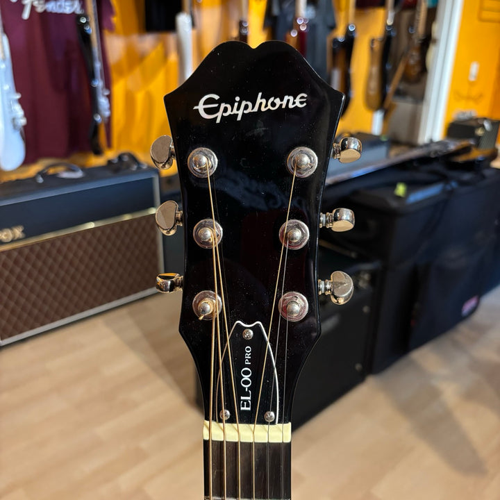 Epiphone - EL- OO Pro VS Acoustic Electric w/ Rouge Valley Gig Bag (Vintage Sunburst-2015) - USED