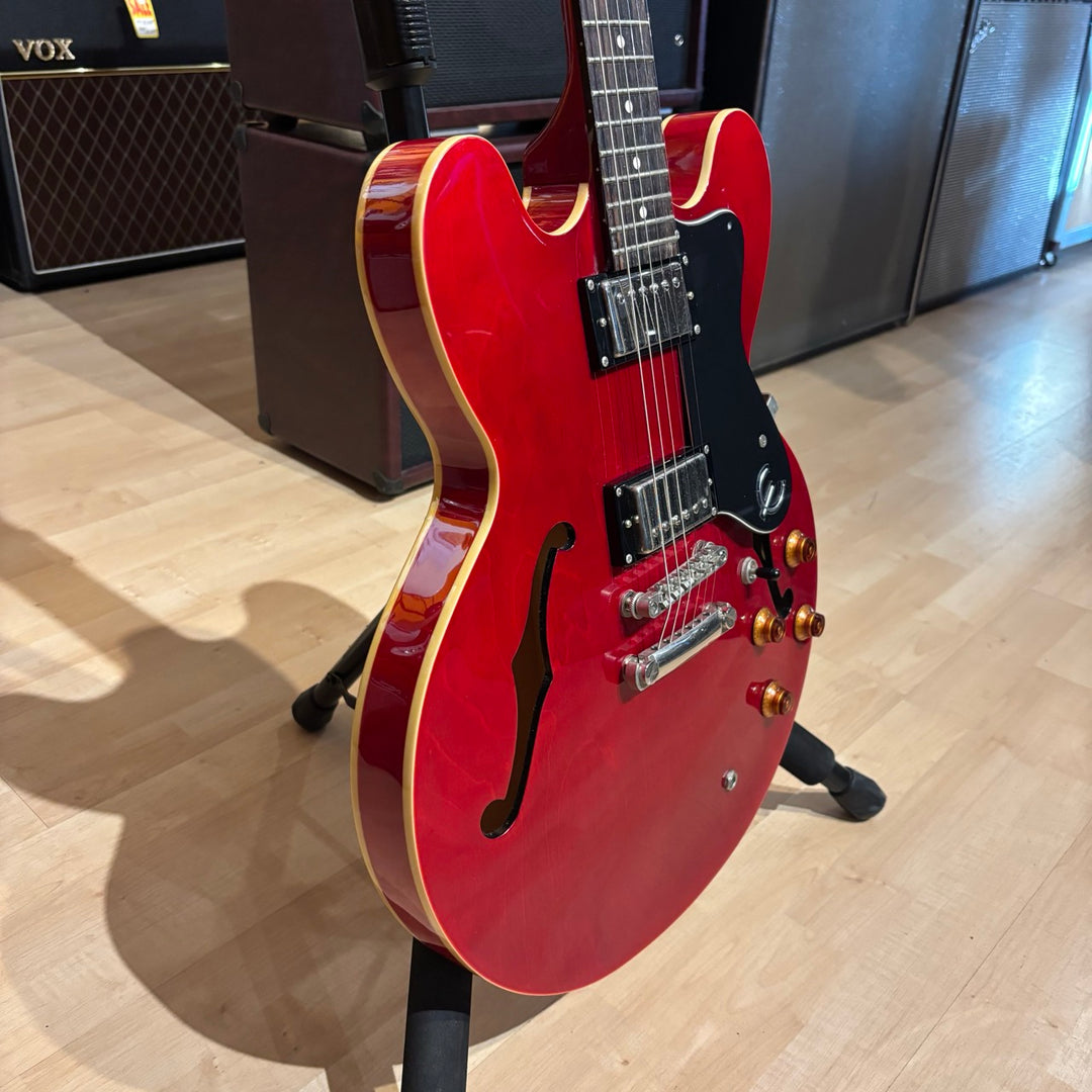 Epiphone - 335 Dot Cherry  w/ Hard Shell Case (2014) - USED