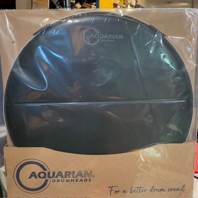 Aquarian TCREF14BK- Texture Coated Reflector Black Snare Batter 14" Drumhead