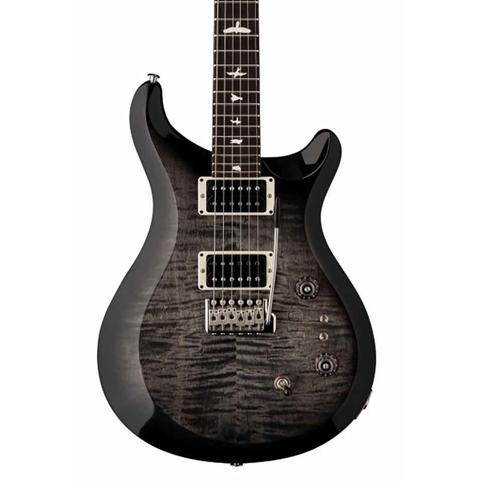 PRS S2 Custom 24-08 Electric Guitar with Gigbag - Faded Gray Black Black Burst