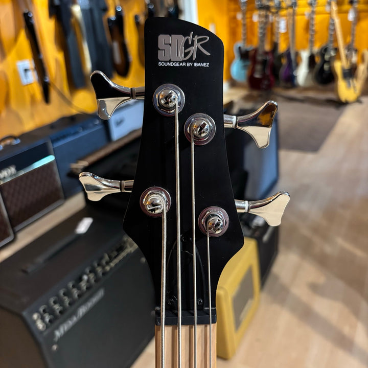 Ibanez - SRMD200-BKF Mezzo Medium Scale 4 String Bass (Matte Black-2019) - USED