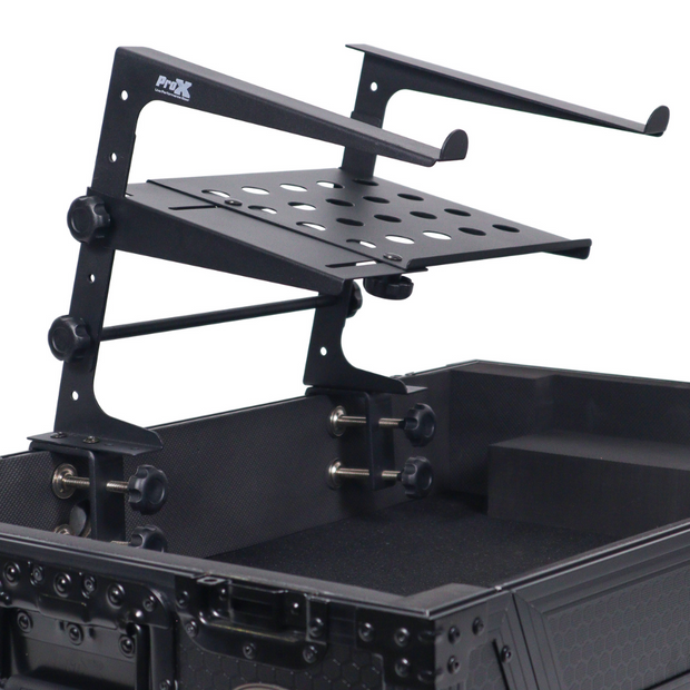 ProX T-ULPS200 Portable Laptop Stand with Adjustable Shelf - Black