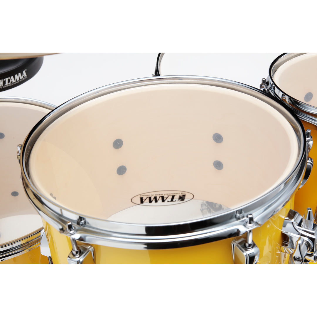 Tama IE62CELY Imperialstar 6-piece Complete Kit with Hardware (22,10,12,14,16,SD) - Electric Yellow