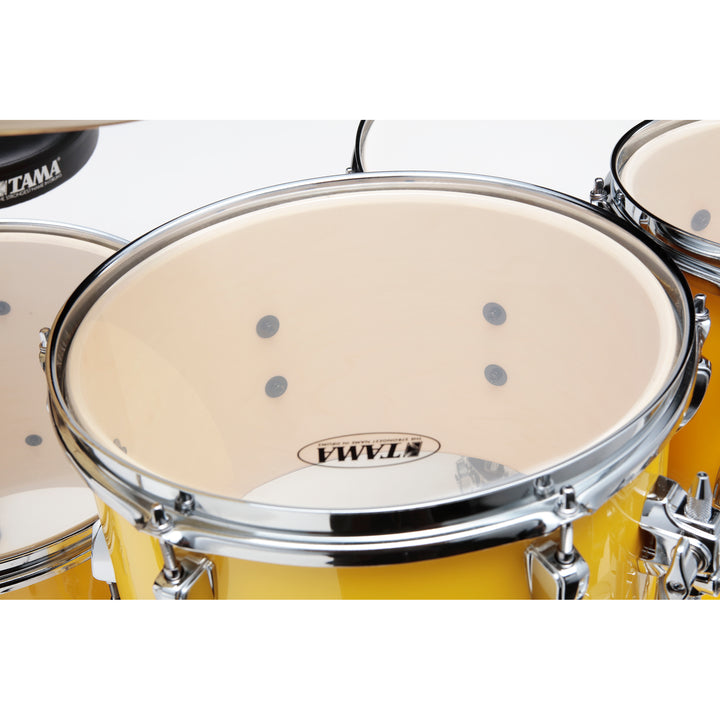 Tama IE62CELY Imperialstar 6-piece Complete Kit with Hardware (22,10,12,14,16,SD) - Electric Yellow