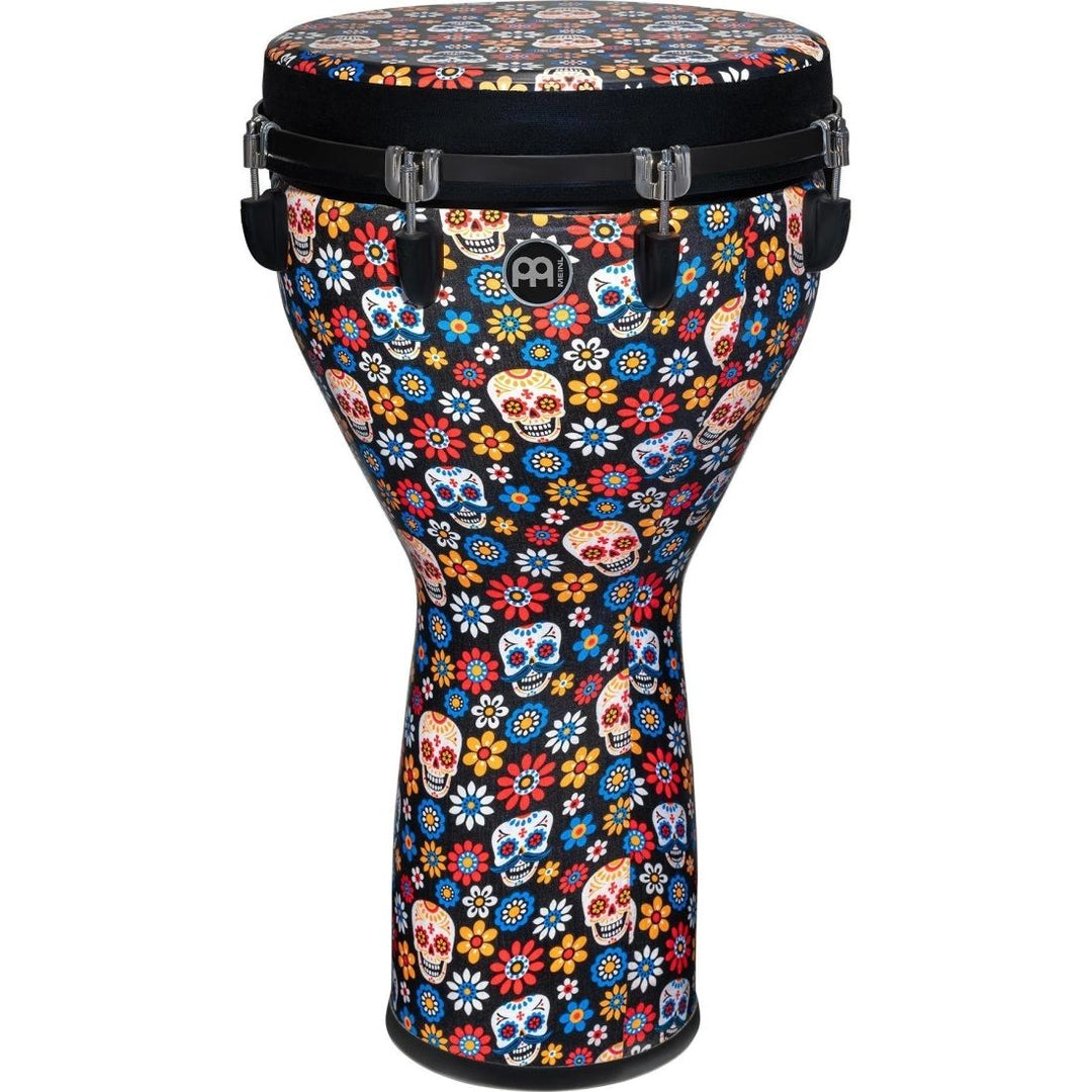 Meinl 14'' Jumbo Djembe with Matching Synthetic Designer Head, Day of the Dead