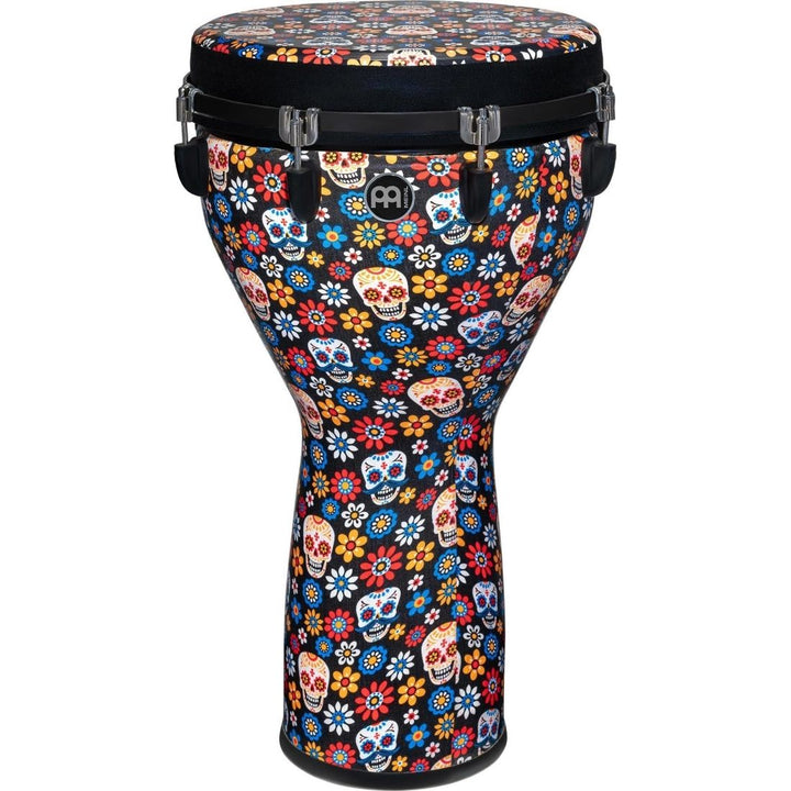 Meinl 14'' Jumbo Djembe with Matching Synthetic Designer Head, Day of the Dead