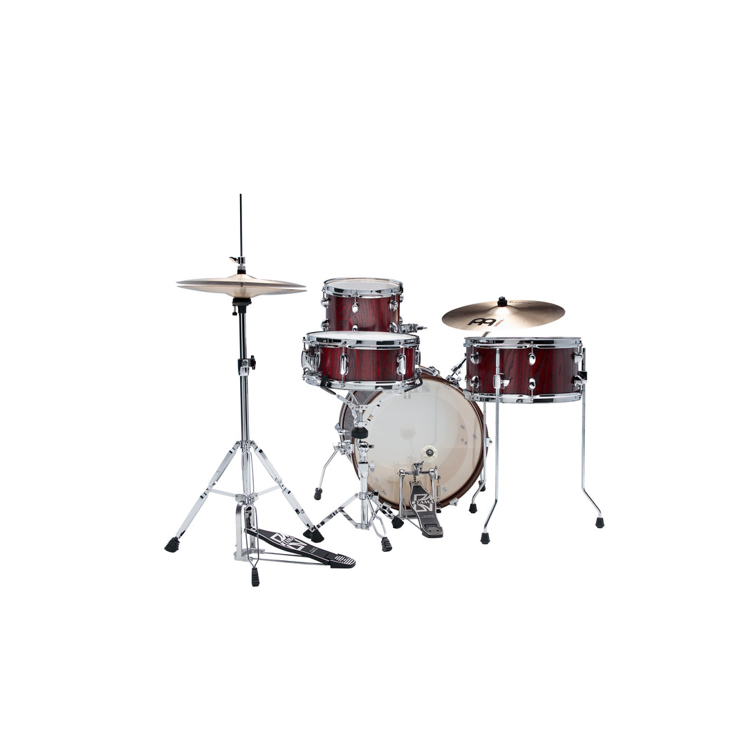 Tama LJL48SSBE Club-JAM 4-piece Shell Pack  (18,10,14,SD) - Satin Burgundy Elm