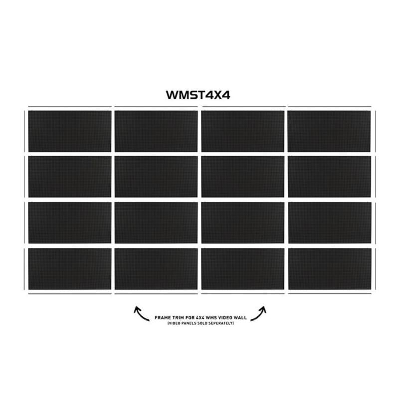 ADJ WMST4X4 Frame Trim for 4×4 WMS Panel Series