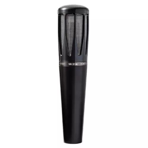 Earthworks SR314-SB Cardioid Handheld Vocal Microphone- Black with Stainless Mesh - 20Hz-30kHz (mic clip & bag included)