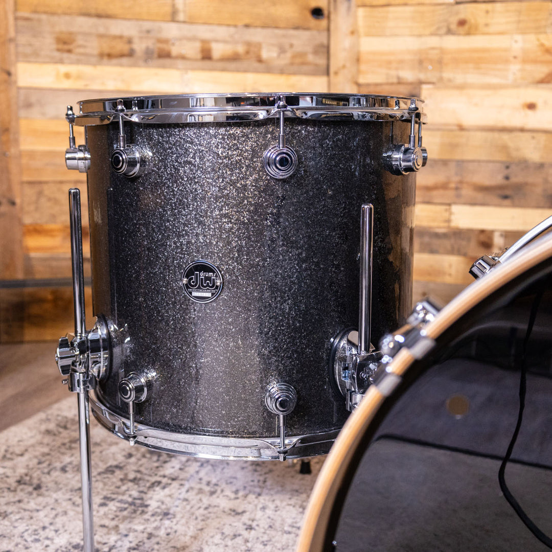 DW Performance Series 3-Piece Shell Pack  (Pewter Sparkle)