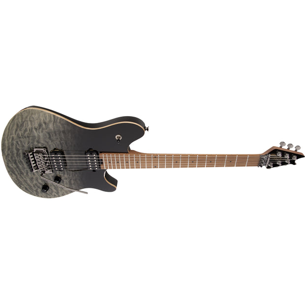 EVH Wolfgang WG Standard QM Baked Maple Fingerboard Electric Guitar - Black Fade