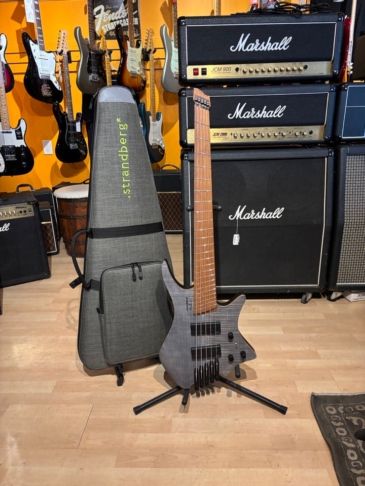 Strandberg BB5CT-23S-M-F-BK Boden Bass standard 5 Bass Guitar - Charcoal (Demo)