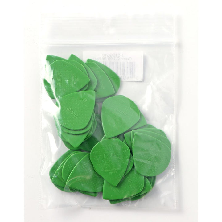 Cat's Tongue D-Grip C 1.0 Guitar Picks - 36 Pack