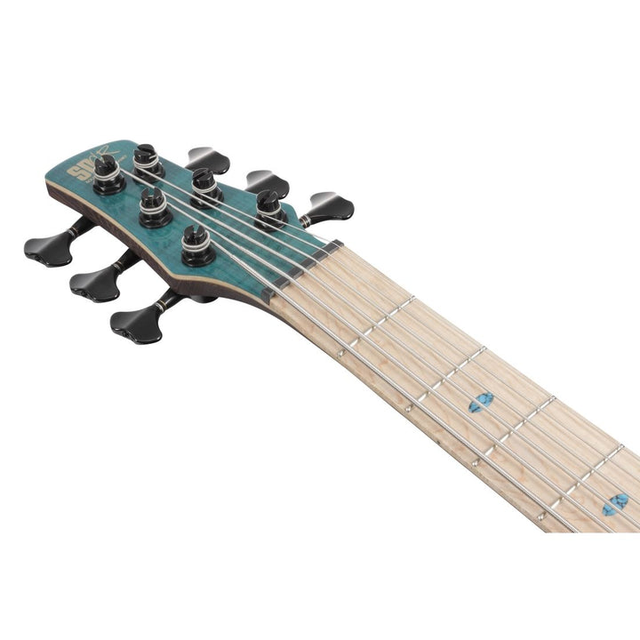 Ibanez SR Premium 6-String Bass Guitar (Caribbean Green Low Gloss)