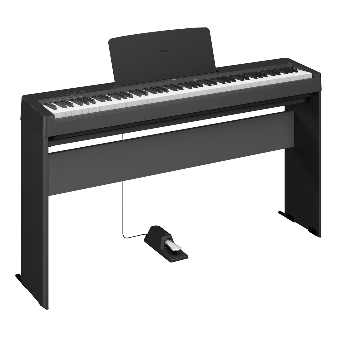 Yamaha P-145BT Digital Piano in Black with Bluetooth