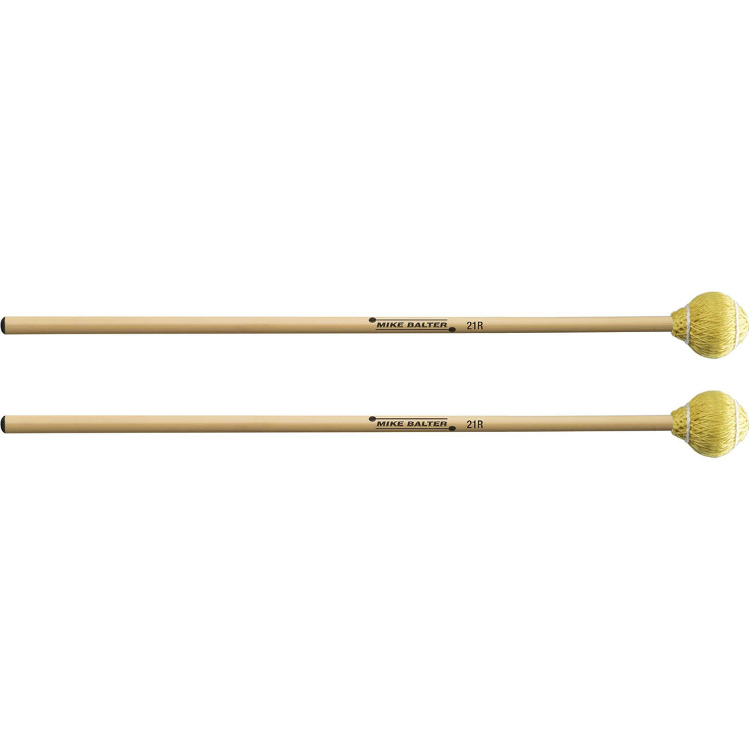 Vic Firth B21R Mike Balter Pro Vibe Mallet - Hard, Rattan (Yellow)