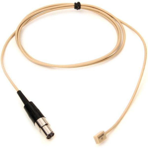 Shure WL93 Miniature Lavalier Microphone Tan 4-Foot