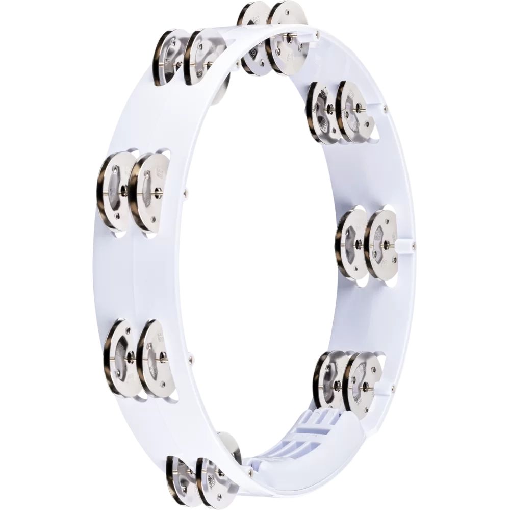 Meinl Headliner Hand Held 10'' ABS Tour Tambourine - White