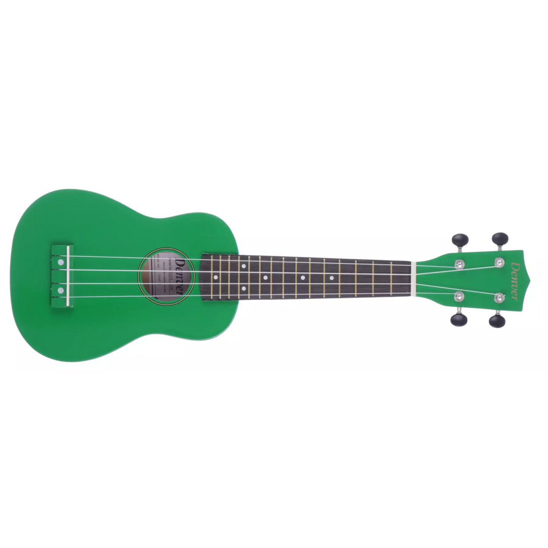 Denver DUKE-GRN Soprano Ukulele - Green